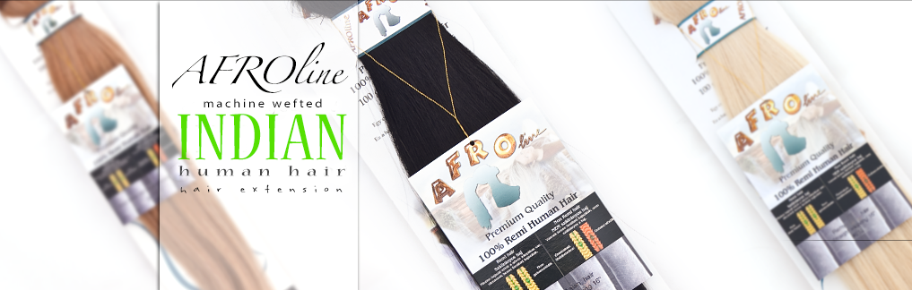 AFROline indian wefted hair
