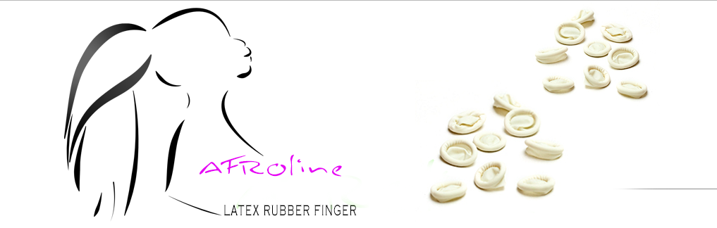 AFROline latex rubber finger
